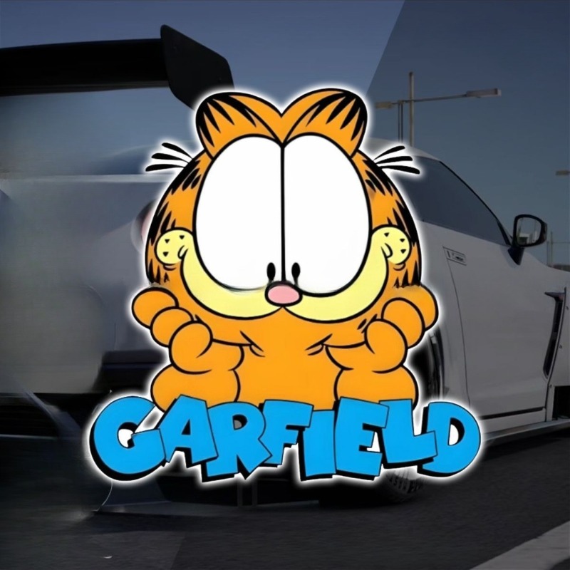 Car Accessories Toy - Adesivos criativos e fofos do Garfield
