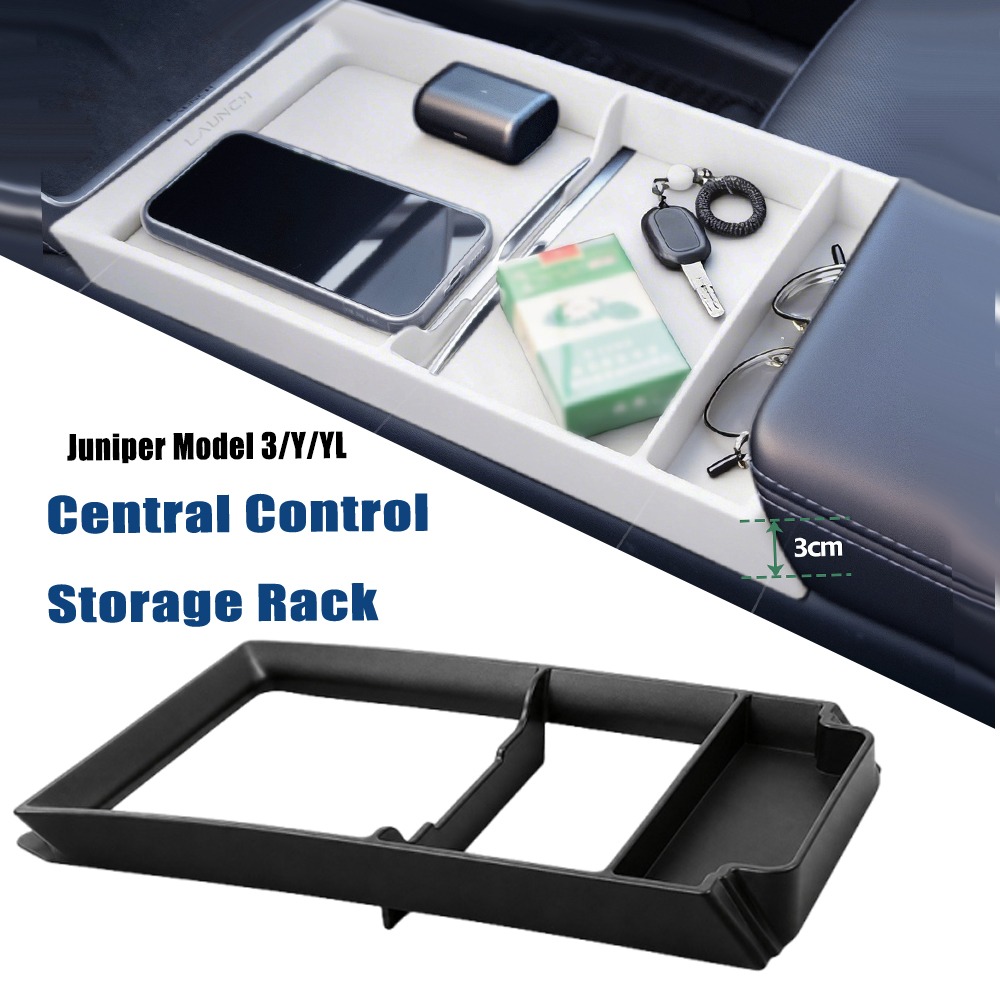 Car Accessories Company - Bandeja Organizadora Antiderrapante para Console Central