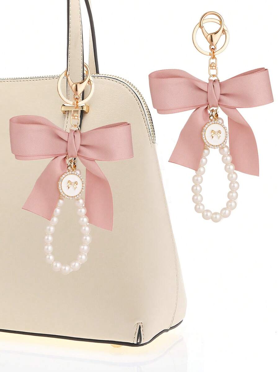 Car Accessories Gift Ideas - 1 unidade Chaveiro de Laço Trançado,