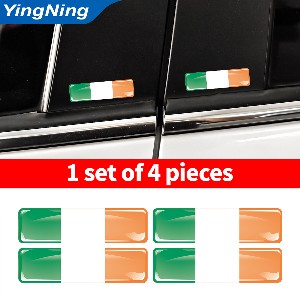 Car Accessories Ireland - Adesivo de Carro com Bandeira da