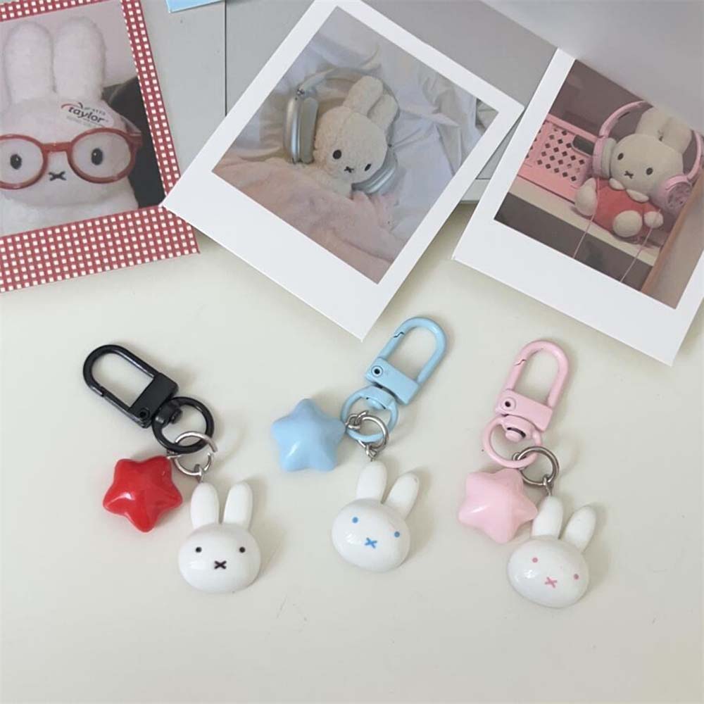 Chaveiro de Coelho Miffy Kawai - Car Accessories Cute avaliação e preço