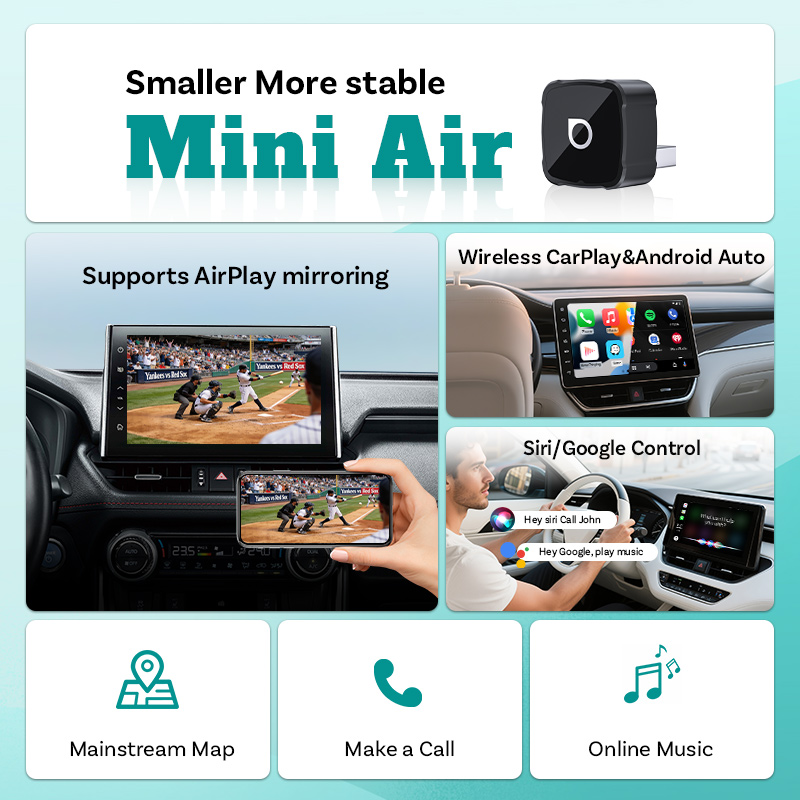 Adaptador OTTOCAST MINI AIR Cu - Car Accessories Youtube avaliação e preço