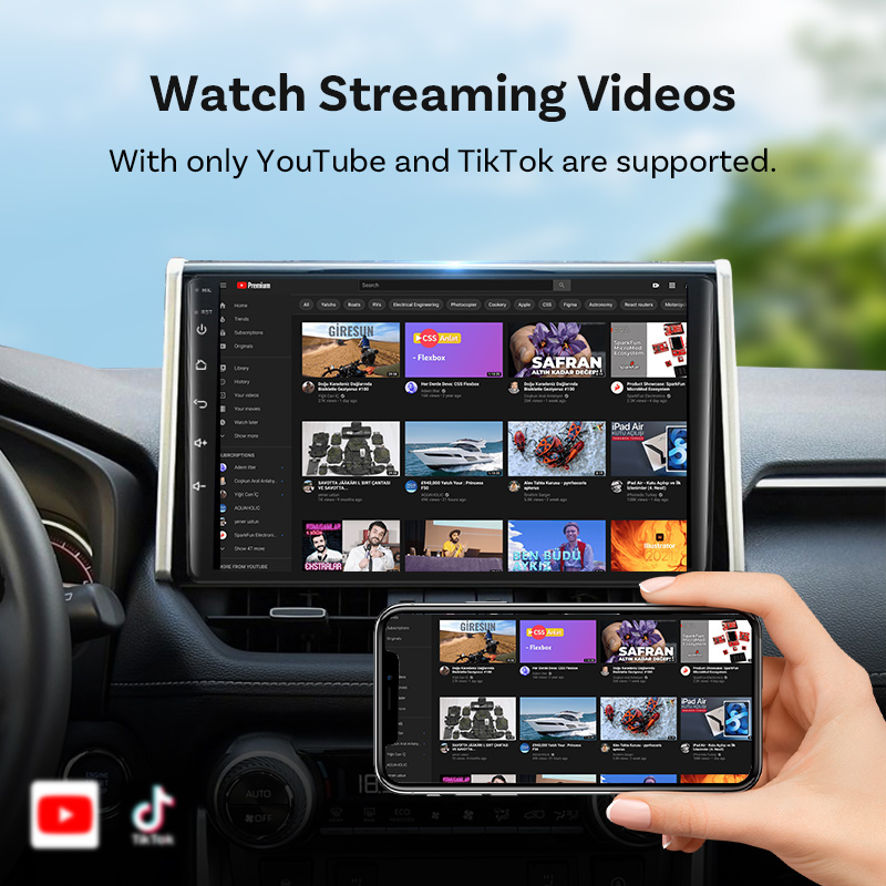 Adaptador OTTOCAST MINI AIR Cu - Car Accessories Youtube avaliação e preço
