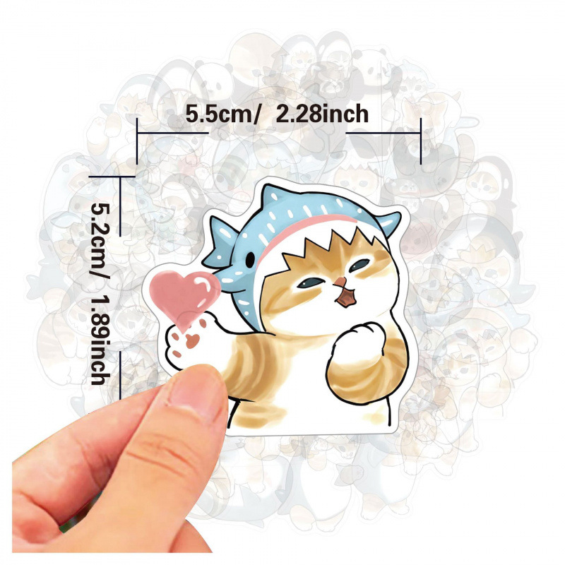 Adesivos Fofos Mofusand para D - Car Accessories Cute avaliação e preço