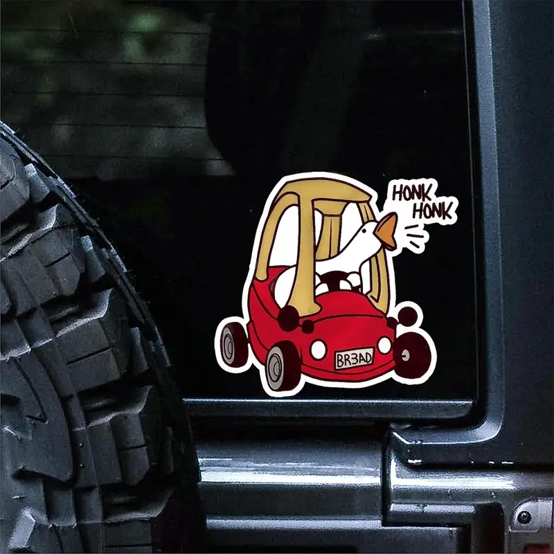 Engraçado Honk Goose Vinyl ade - Car Accessories Gift Ideas avaliação e preço