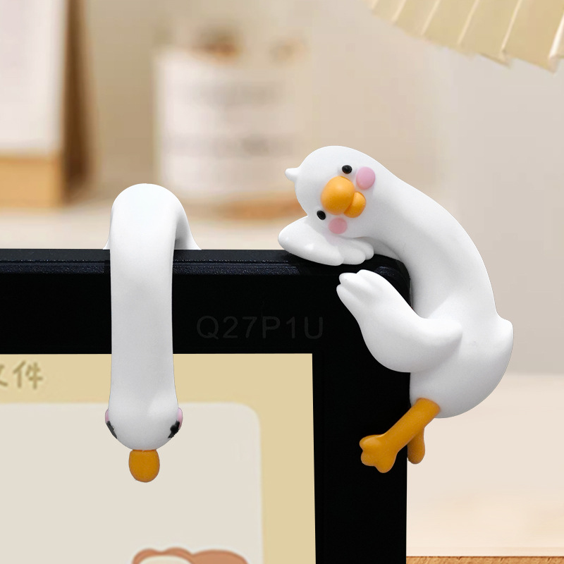 Estatueta de pato 3d fofa, min - Car Accessories Gift Ideas avaliação e preço