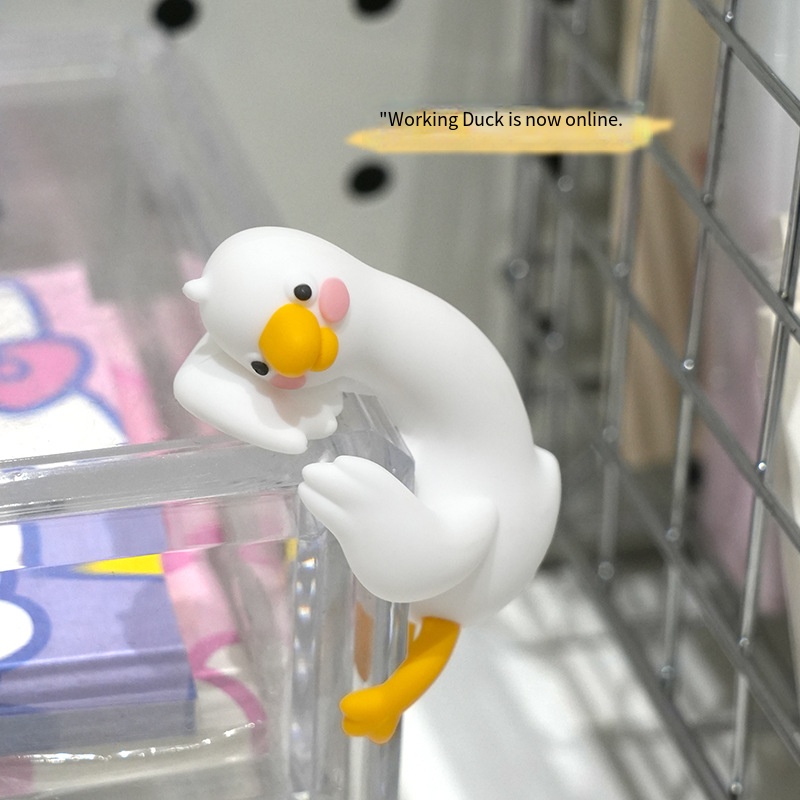Estatueta de pato 3d fofa, min - Car Accessories Gift Ideas avaliação e preço