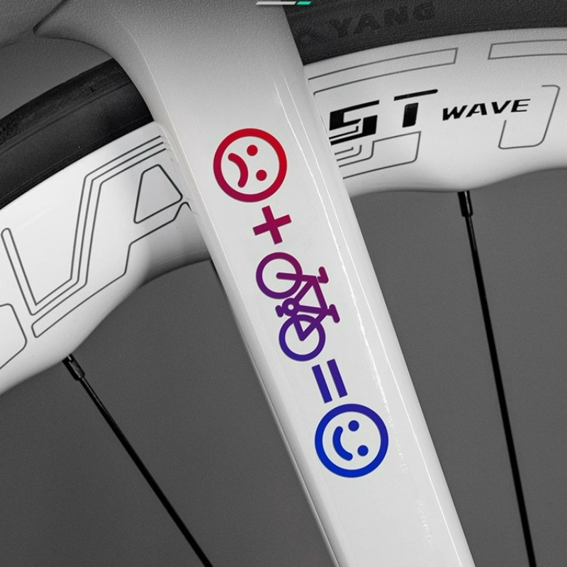 4 pçs/set rosto feliz biciclet - Car Accessories Gift Ideas avaliação e preço