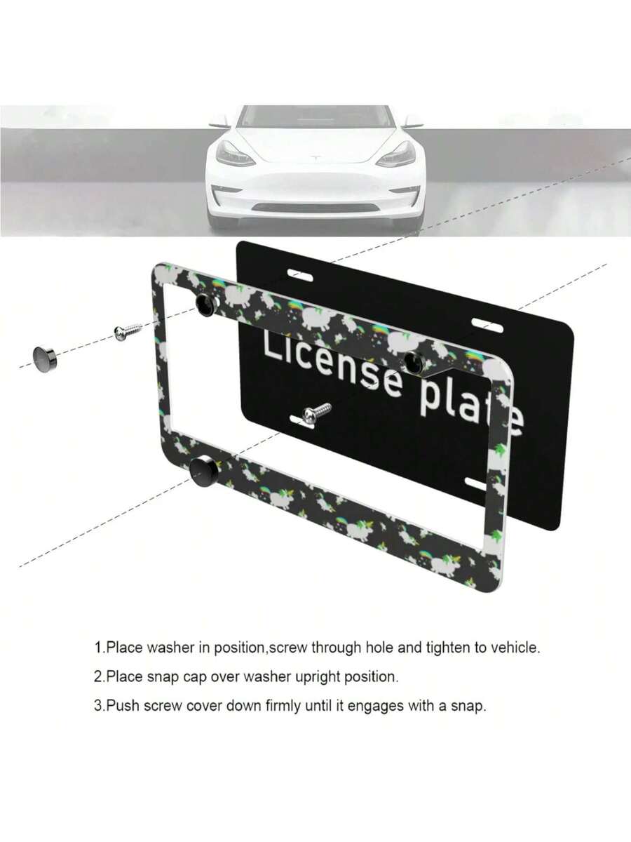 1 moldura de alumínio para pla - Car Accessories Gift Ideas avaliação e preço