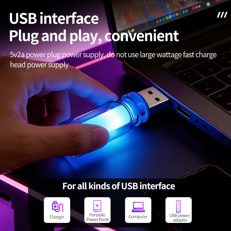 Luz Ambiente LED RGB com 10 Mo - Car Accessories Gift Ideas avaliação e preço